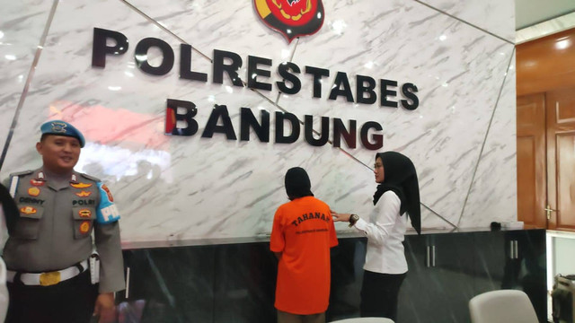 Konpers kasus penculikan di Polrestabes Bandung, Rabu (13/12/2023). Foto: Rachmadi Rasyad/kumparan