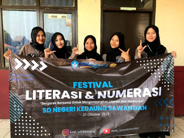 Foto diambil di SD Negeri Kedaung (Festival Literasi dan Numerasi 2023)