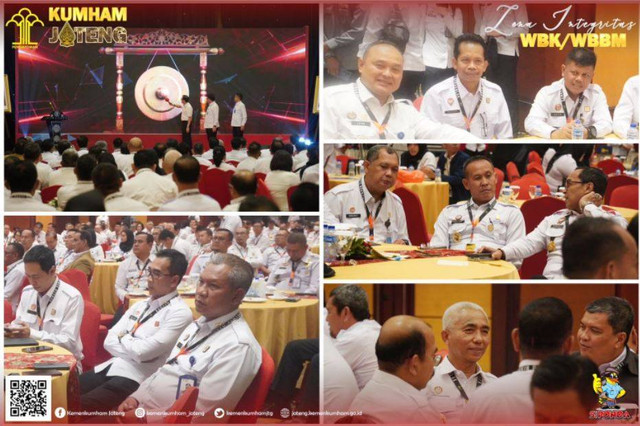 Jalani Evaluasi Kinerja, Pimti Kemenkumham Jateng Presentasikan Capaian 2023