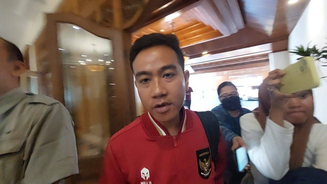 Wali Kota Solo Gibran Rakabuming Raka di Balai Kota Solo, Kamis (14/12/2023). Foto: kumparan