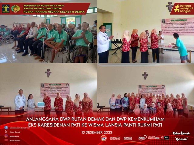 DWP Rutan Demak Meriahkan HUT DWP ke-24 dengan Anjangsana ke Panti ...
