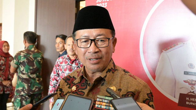Bupati Cianjur Herman Suherman. Dok: kumparan