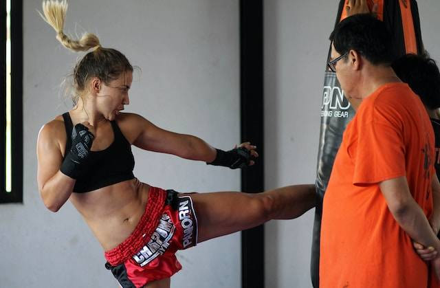 Tempat latihan muay thai Bali. Foto hanya ilustrasi bukan tempat sebenarnya. Sumber foto: Unsplash.com/Jonathan Tomas