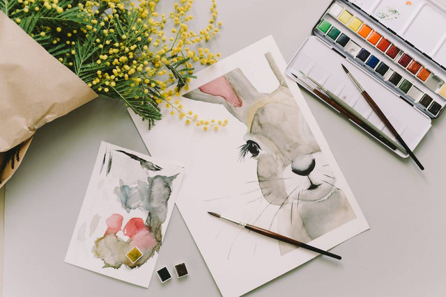 Ilustrasi Mengenal Nama Lain dari Teknik Aquarel, foto:pexels