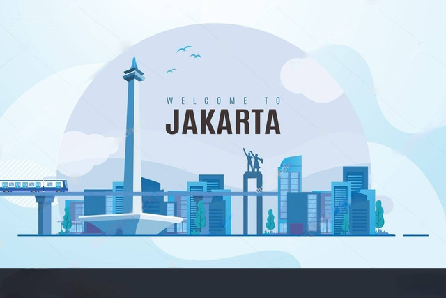 ilustrasi kota Jakarta dari Shutterstock.com