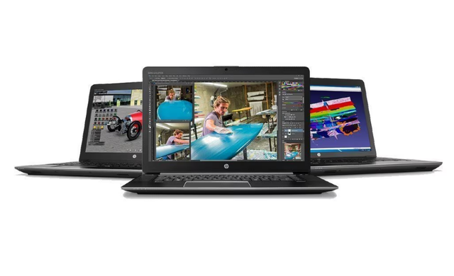 Ilustrasi laptop HP untuk desain grafis. Foto: HP