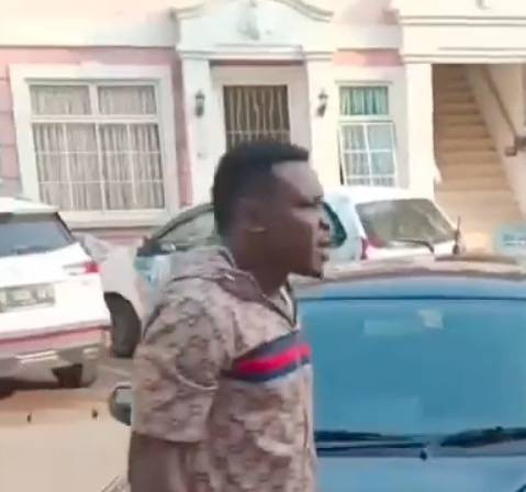 Tangkapan layar saat Olisa mengamuk dan menampar warga Tangerang. Dok: Ist