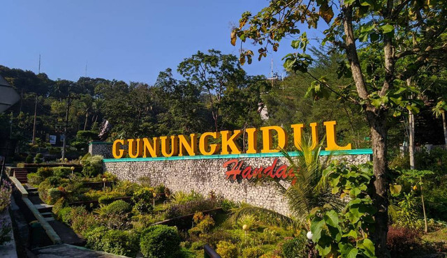 Papan nama Kabupaten Gunungkidul. Foto: Pemkab Gunungkidul