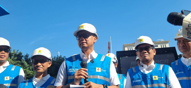 Direktur Utama PLN Darmawan Prasodjo di Kantor Pusat PLN, Rabu (20/12/2023). Foto: Ave Airiza Gunanto/kumparan