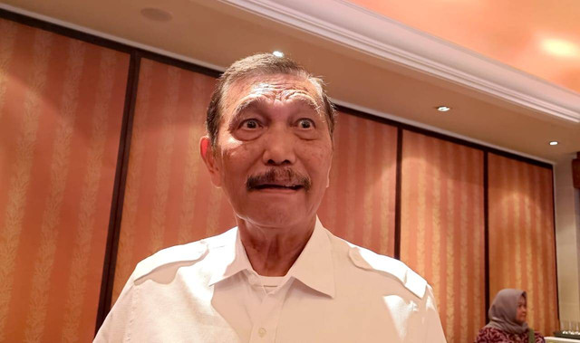 Ketua Dewan Ekonomi Nasional Luhut Binsar Pandjaitan 2023 di The St. Regis Bali Resort, Kabupaten Badung, Bali, pada Jumat (22/11/2023). Foto: Denita BR Matondang/kumparan