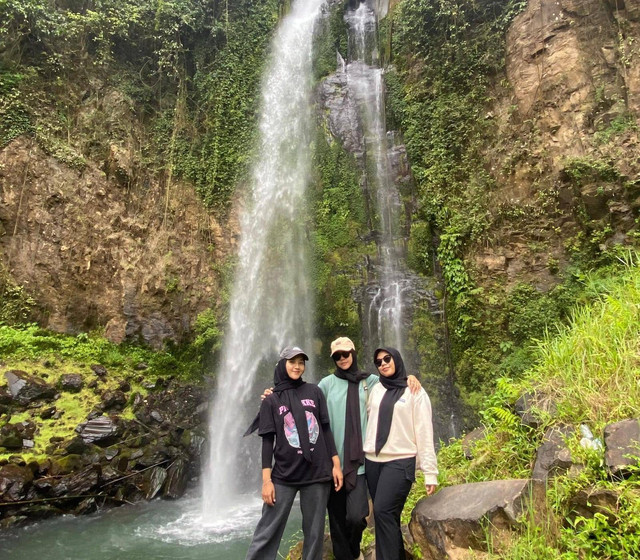 Air Terjun Lembah Pelangi, Tanggamus, Lampung. | Foto: Sinta Yuliana/Lampung Geh