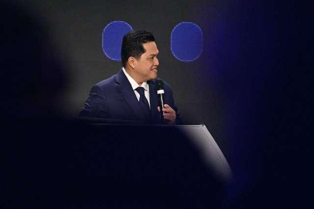 Ketua PSSI Erick Thohir dalam FIFA Football Summit 2023. Foto: PSSI