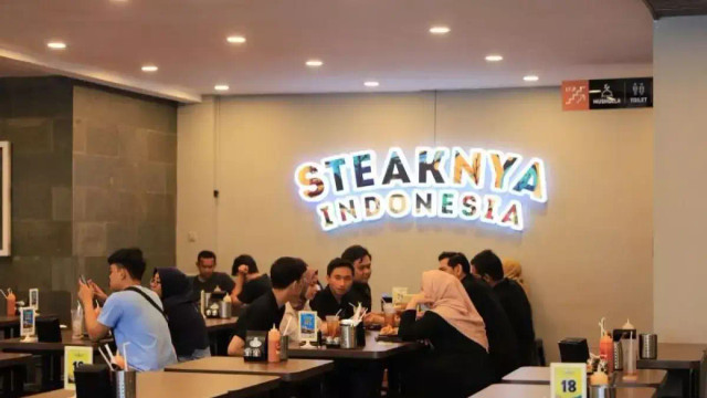 Suasana restoran Waroeng Steak & Shake. Foto: Waroeng Steak & Shake/HO ANTARA