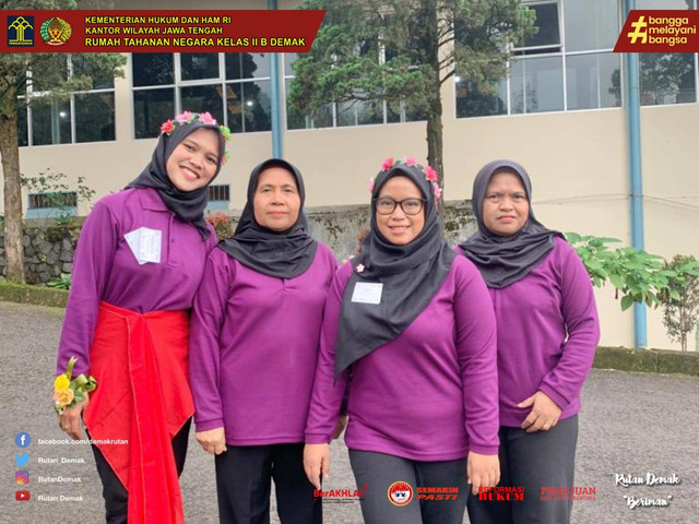 Ketua DWP Rutan Demak : Senam Bersama Ciptakan Ikatan Erat