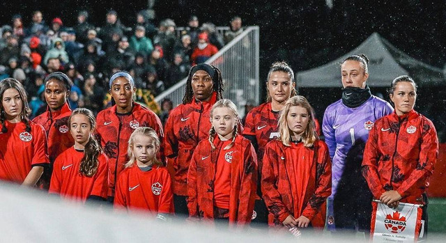 Timnas Wanita Kanada. Foto: Instagram/@canadasoccer