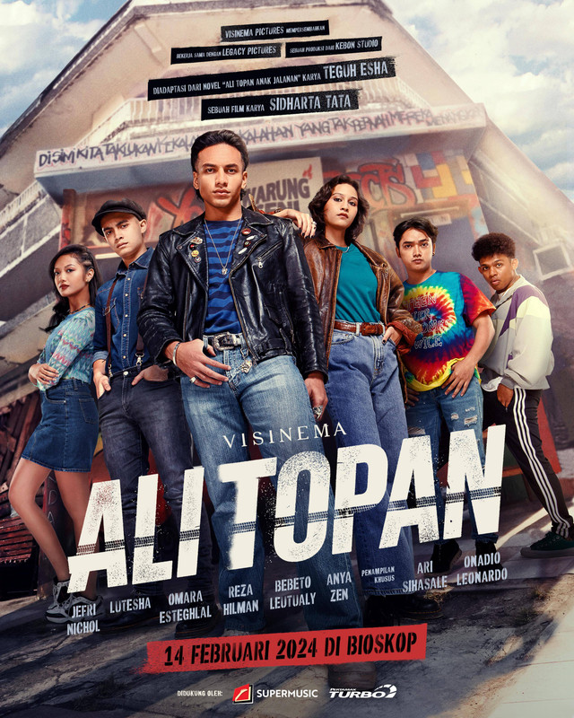 Poster Ali Topan yang diperankan Jefri Nichol dan Lutesha. Foto: Visinema Pictures