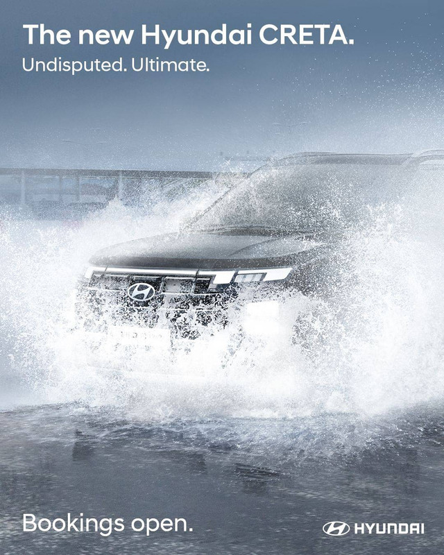 Siluet Hyundai Creta terbaru yang akan meluncur di India.  Foto: Hyundai