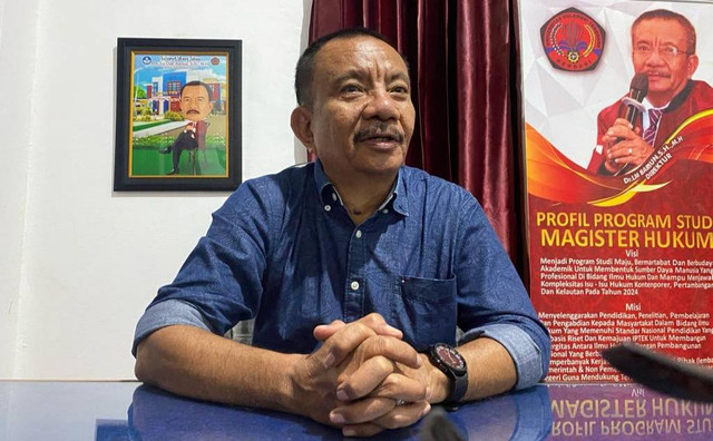 Ketua Tim Pemenangan Anies-Muhaimin (Amin) Sultra, LM Bariun.