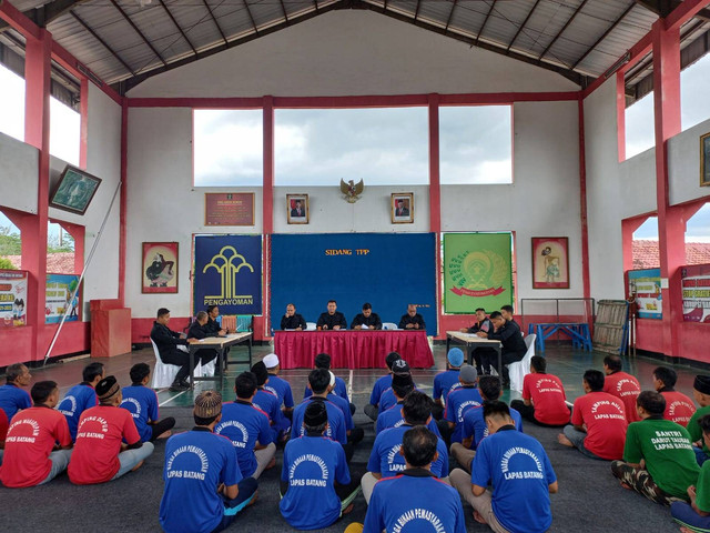 Sidang TPP Lapas Batang Bahas Usulan Pembinaan WBP