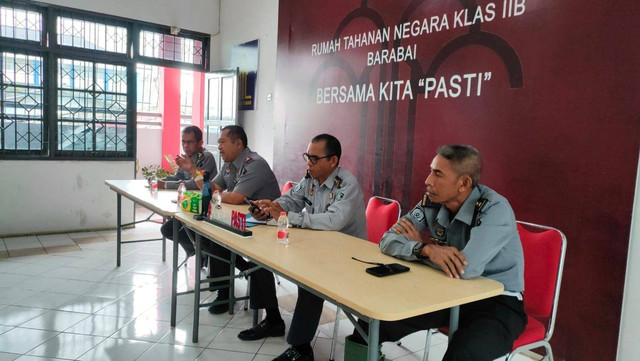 Awali Tahun, Rutan Barabai Gelar Rapat Pembahasan Kinerja 2024