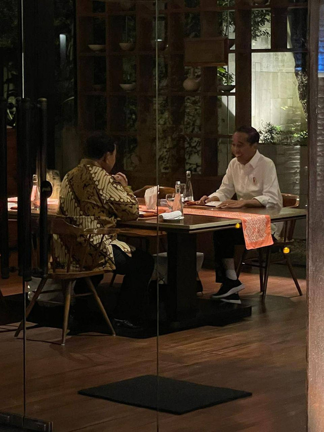 Jokowi bertemu dengan Prabowo, Jumat (5/1/2024). Foto: Dok. Istimewa
