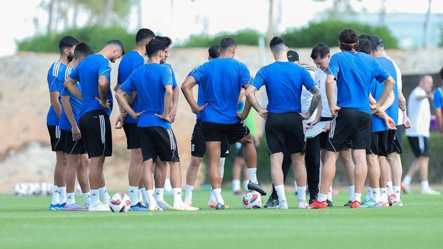 Timnas Irak berlatih jelang Piala Asia pada Januari 2024. Foto: Iraq FA
