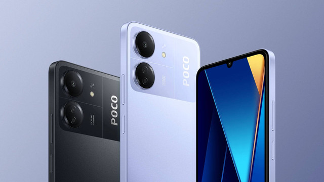 Smartphone Poco C65. Foto: Poco