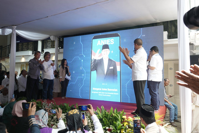 Timnas AMIN meluncurkan aplikasi AMIN APP di Kantor Pemenangan Timnas AMIN, Jl. Diponegoro No 10 Menteng, Jakarta Pusat (6/1/2024). Foto: Dok. Istimewa