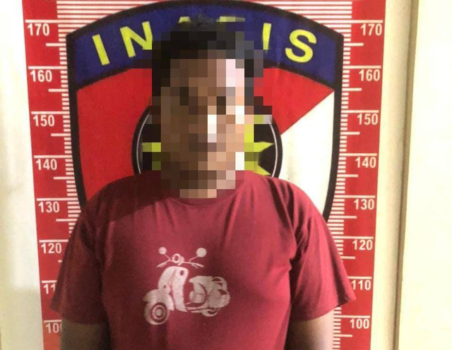 Pelaku penipuan dan penggelapan yang berhasil diamankan. | Foto: Dok Polres Lampung Timur