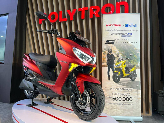 Motor listrik baru Polytron Fox-S. Foto: Sena Pratama/kumparan