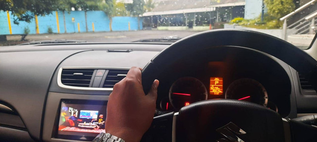 Ilustrasi Monitor LED di Kabin Mobil / Dokumen Pribadi