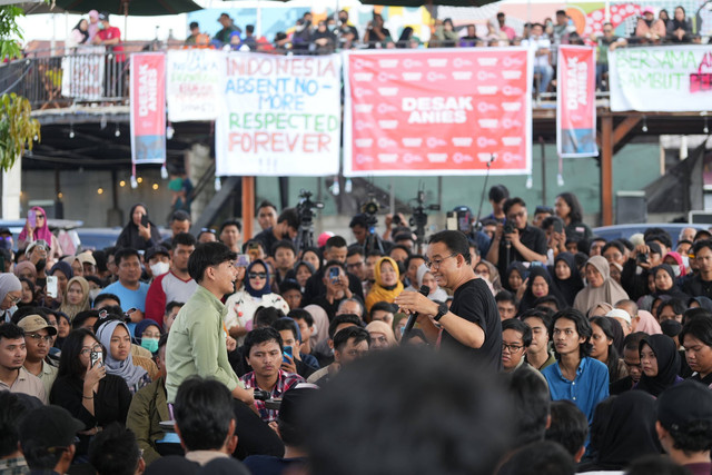 Capres 01 Anies Baswedan menghadiri acara Desak Anies di Samarinda, Kalimantan Timur, Kamis (11/1). Foto: Dok. Istimewa