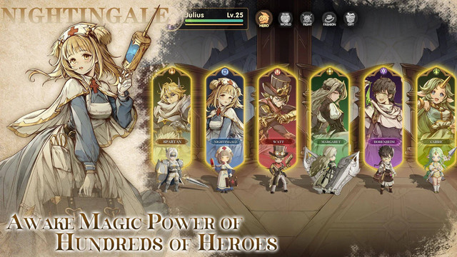 Karakter Magic Chronicle: Isekai RPG. Foto: Magic Network Limited