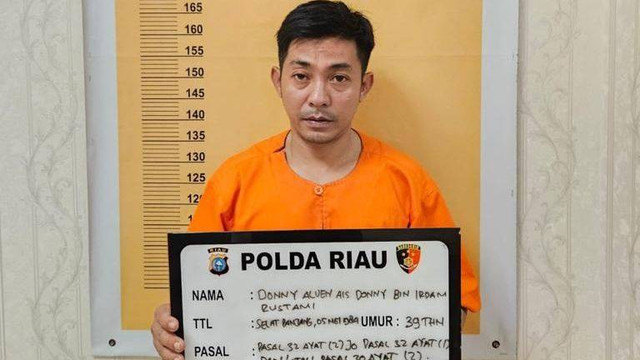 Donny Alven. Dok: Polda Riau