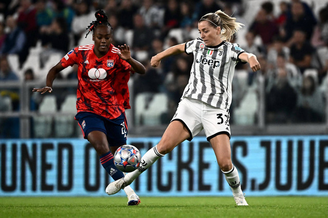 Pemain Juventus, Linda Sembrant. Foto: Marco BERTORELLO / AFP