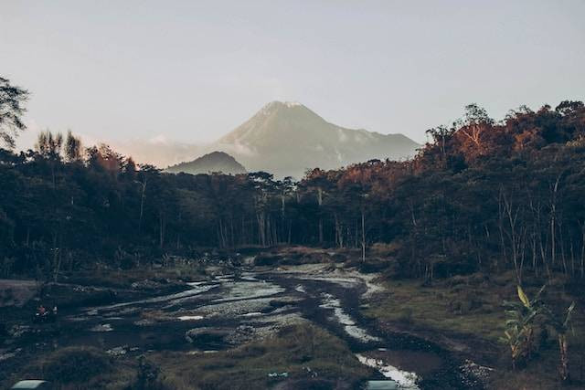 Rute ke Bendungan Kendalsari. Foto hanyalah ilustrasi, bukan tempat yang sebenarnya. Sumber: Unsplash/Camille Bismonte