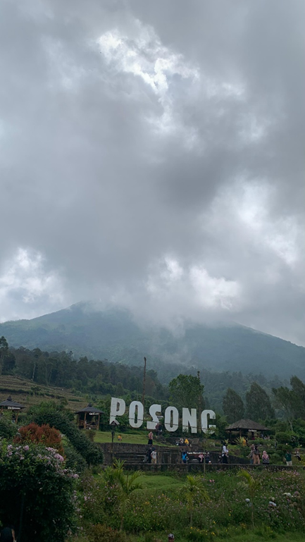 Panorama wisata alam Posong. Sumber dok : Pribadi