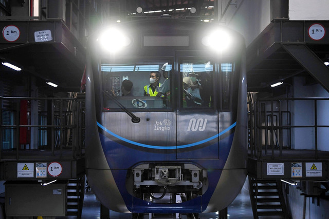 Ilustrasi MRT Jakarta. Foto: Sigid Kurniawan/ANTARA FOTO