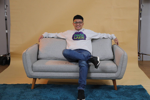 Aktor film Agak Laen, Muhadkly Acho. Foto: Jamal Ramadhan/kumparan