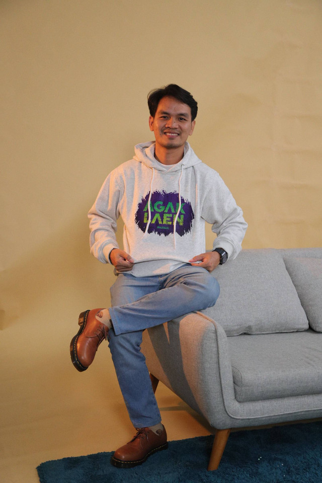 Aktor film Agak Laen, Bene Dion. Foto: Jamal Ramadhan/kumparan