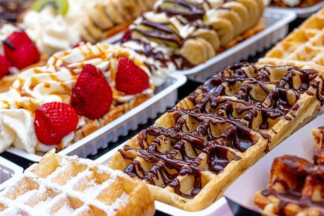 Ilustrasi Waffle di Bali. (Foto hanya ilustrasi, bukan tempat sebenarnya) Sumber foto: unsplash.com/ Robby McCullough