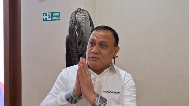 Firli Bahuri penuhi panggilan penyidik soal pemerasan SYL, Jumat (19/1). Foto: Thomas Bosco/kumparan
