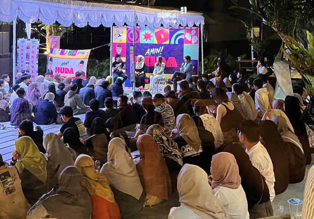 Relawan AMIN Muda menggelar Festival Perubahan di Prambanan Jazz Cafe, Yogyakarta. Foto: Dok. Istimewa