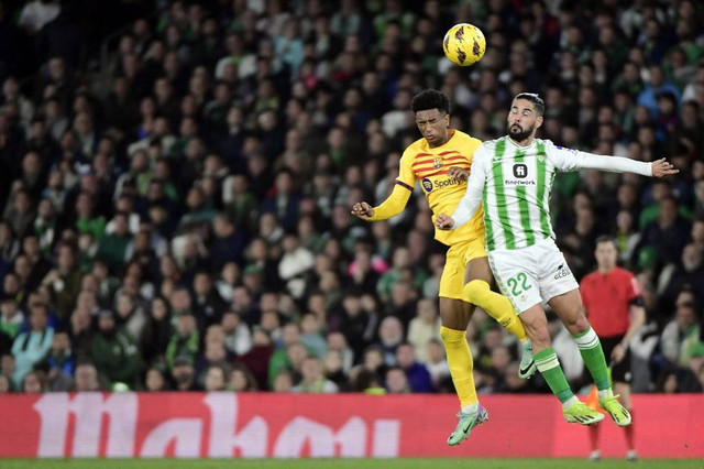 Betis vs Barcelona di Liga Spanyol. Dok: CRISTINA QUICLER / AFP