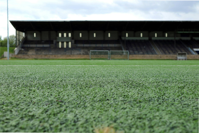 Stadion Maguwoharjo Sleman, foto hanya ilustrasi, bukan tempat sebenarnya: Unsplash/Frank Eiffert