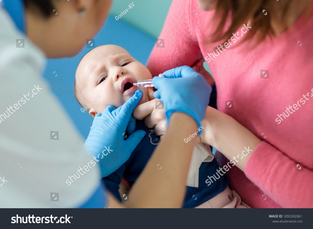 ilustrasi imunisasi polio. foto: shutterstock.com