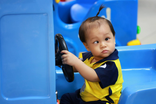 Ilustrasi lazy eye pada anak. Foto: Stock2468/Shutterstock