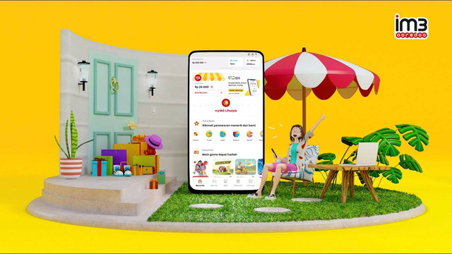Ilustrasi aplikasi MyIM3. Foto: Indosat