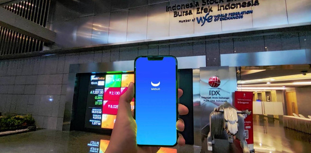 Aplikasi investasi Webull sudah masuk pasar Indonesia. Foto: Dok. Webull