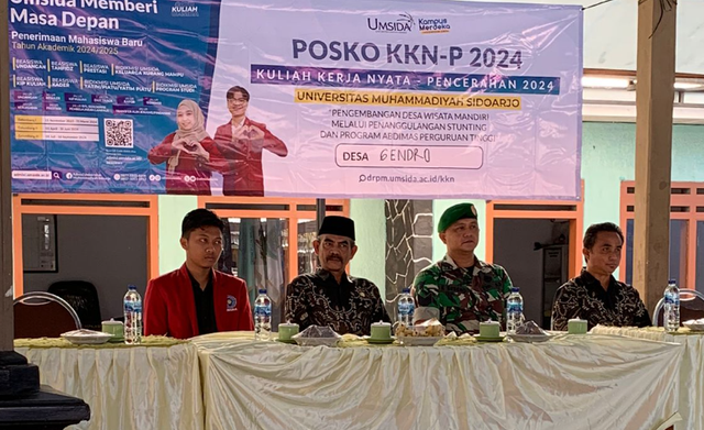 Dokumentasi Pembukaan KKNP 2024 Universitas Muhammadiyah Sidoarjo
